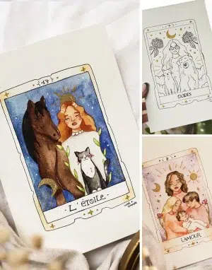Carte de tarot personnalisée